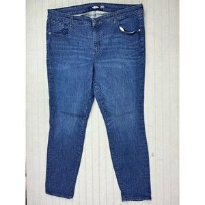Old Navy Size 18 Womens Jeans Rockstar Hi Rise Super Skinny Dark wash Stretch